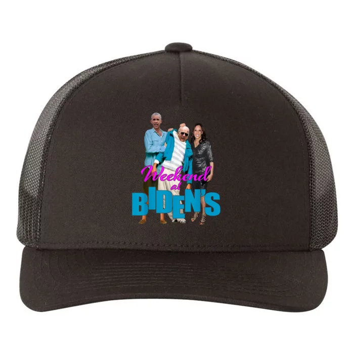 Weekend At Bidens Yupoong Adult 5-Panel Trucker Hat