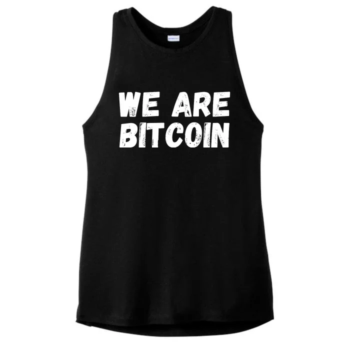 We Are Bitcoin, Crypto, Bitcoin, Blockchain, HODL, DeFi Ladies Tri-Blend Wicking Tank