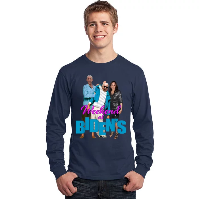 Weekend At Bidens Funny Tall Long Sleeve T-Shirt