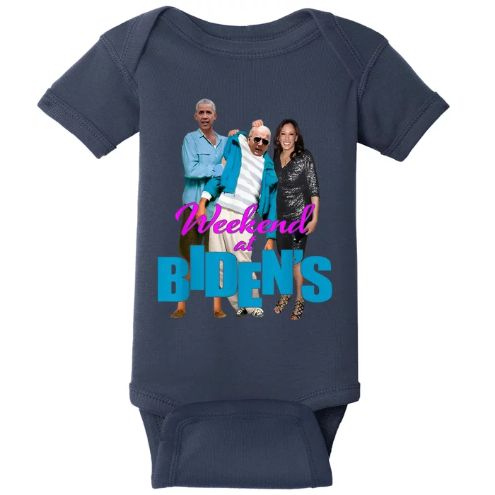 Weekend At Bidens Funny Baby Bodysuit