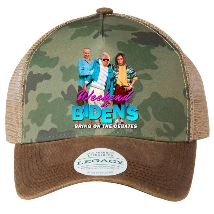 Weekend At Biden's Legacy Tie Dye Trucker Hat