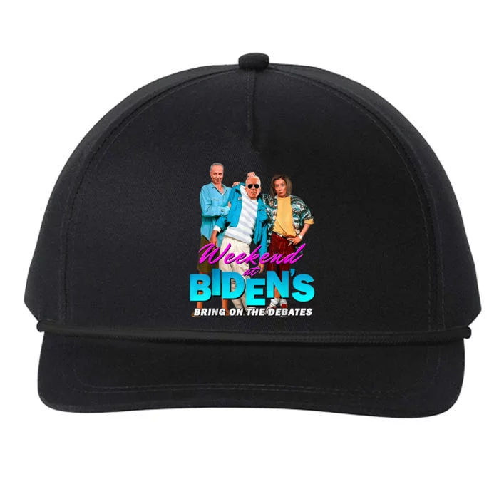 Weekend At Biden's Snapback Five-Panel Rope Hat