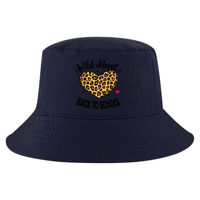 Wild About Back To School Leopard Squad Kindergarten Pregreat Giftk Gift Cool Comfort Performance Bucket Hat