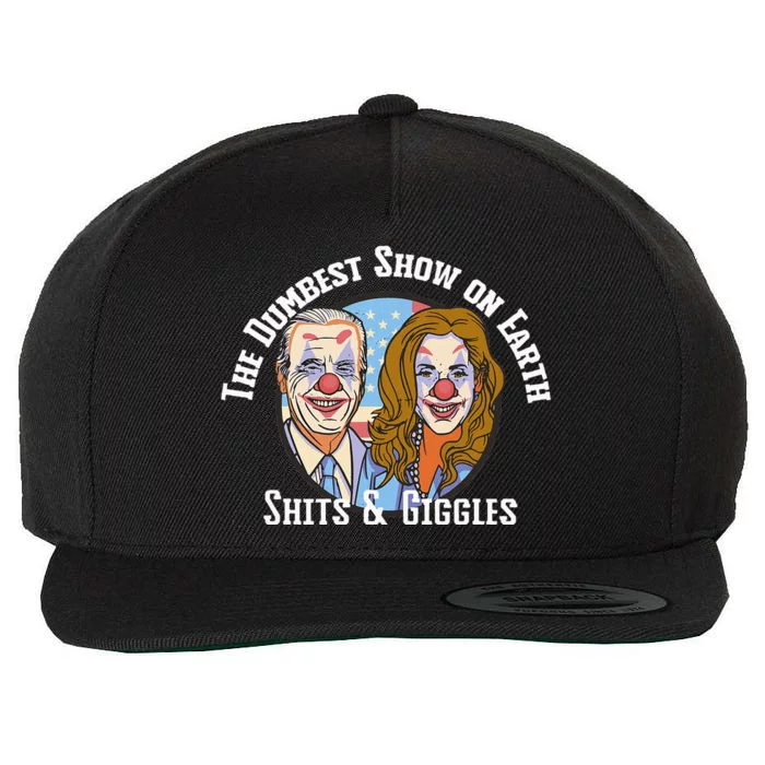 Weekend At Bidens Circus Trump Trump In Trump Time Wool Snapback Cap