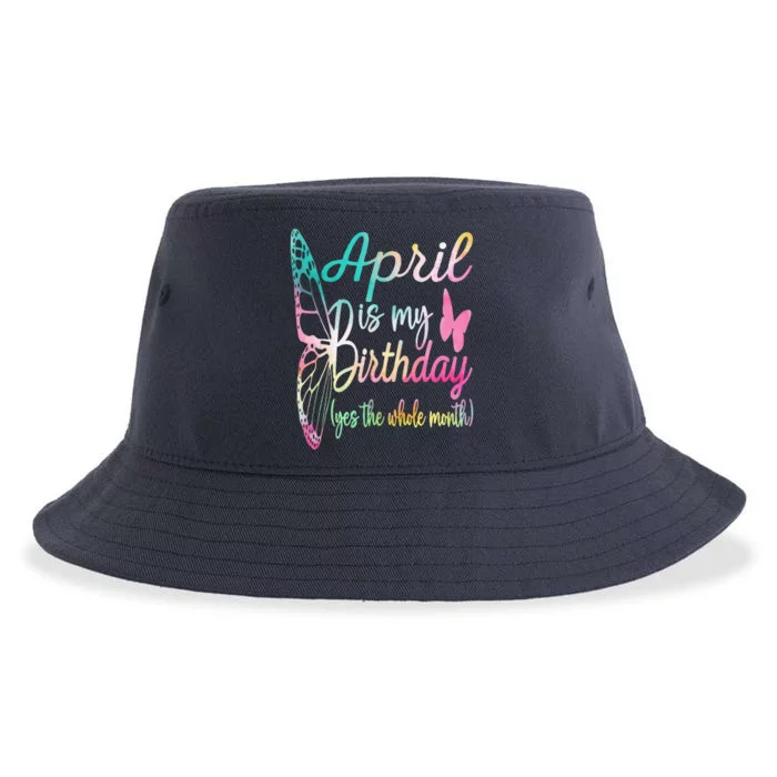 Women April Birthday April Is My Birthday Sustainable Bucket Hat