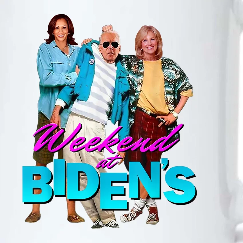 Weekend At Biden's Funny Black Color Changing Mug