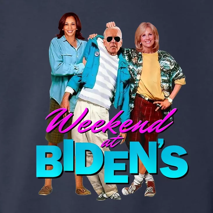 Weekend At Biden's Funny Toddler Hoodie