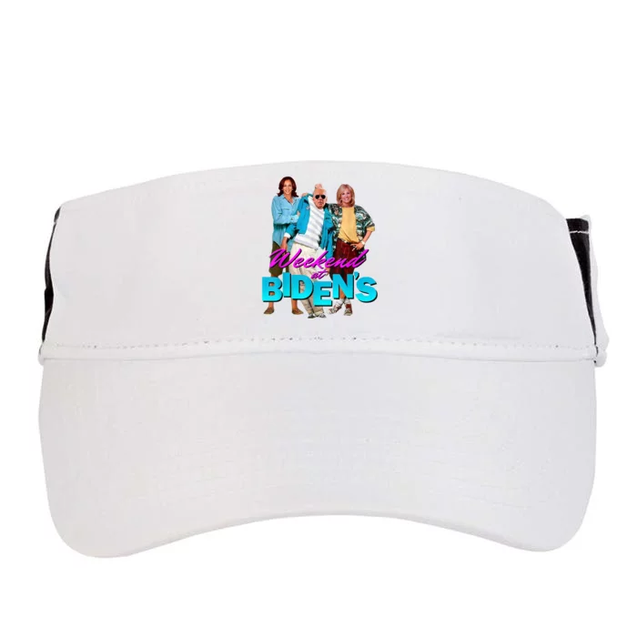 Weekend At Biden's Funny Adult Drive Performance Visor