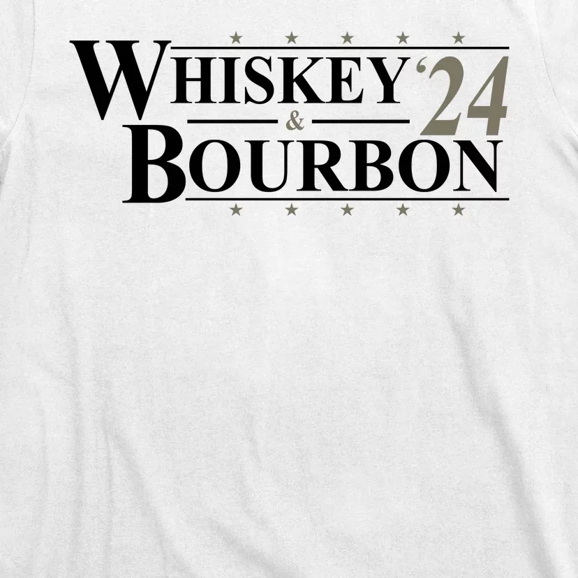 Whiskey And Bourbon 2024 Funny Election T-Shirt