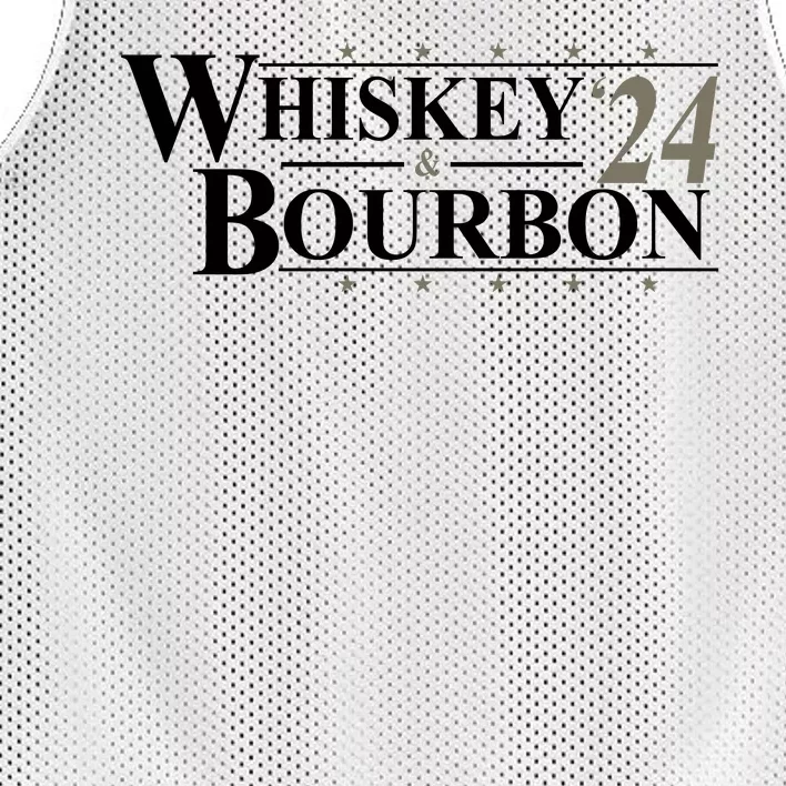 Whiskey And Bourbon 2024 Funny Election Mesh Reversible Basketball Jersey Tank