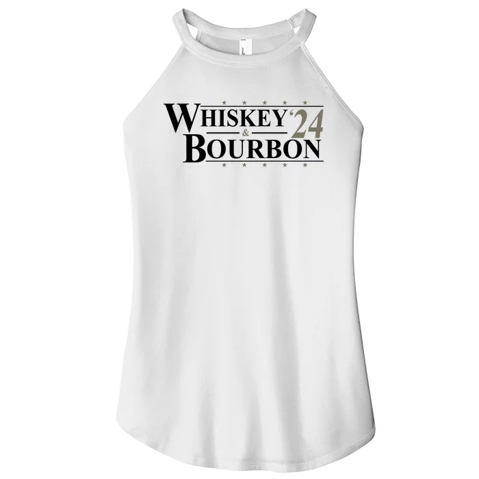 Whiskey And Bourbon 2024 Funny Election Women’s Perfect Tri Rocker Tank