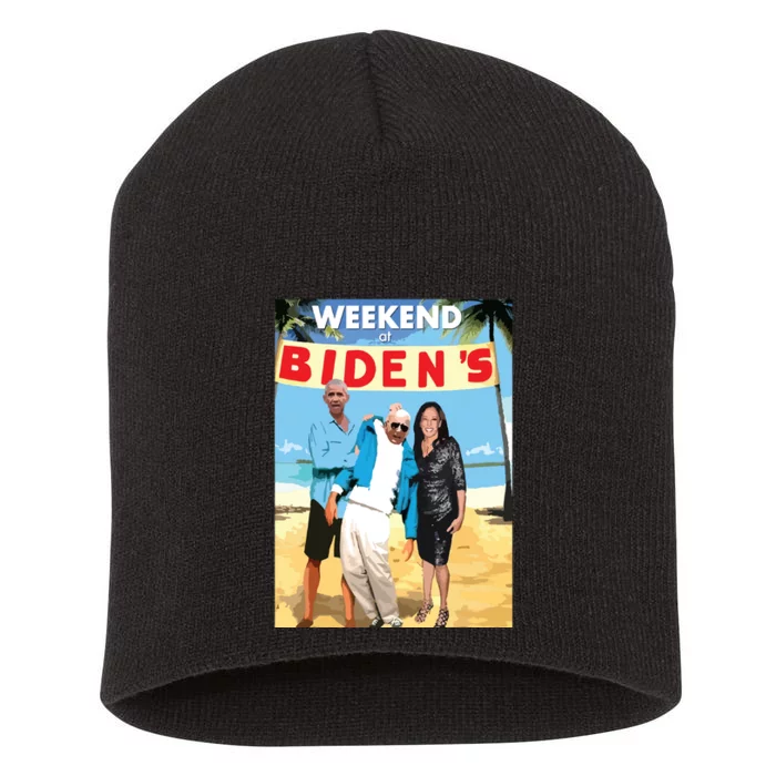 Weekend At Bidens Weekend At Bidens Short Acrylic Beanie