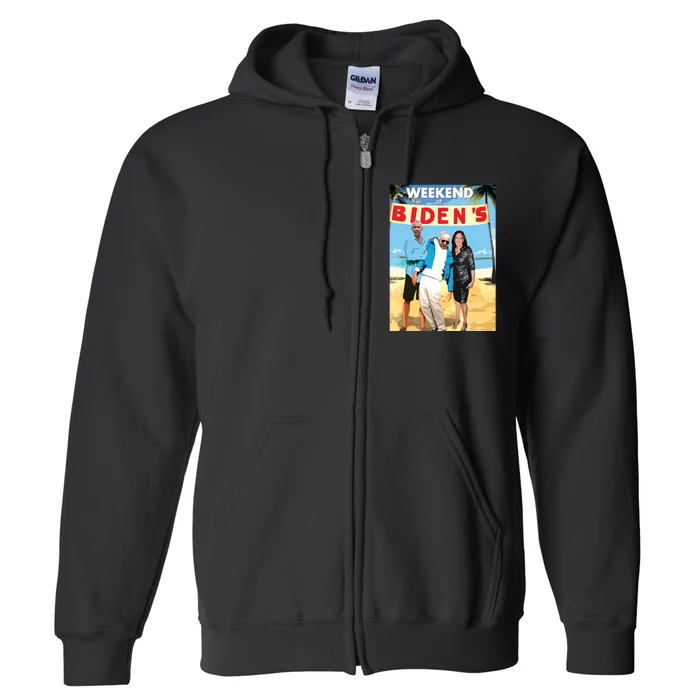 Weekend At Bidens Weekend At Bidens Full Zip Hoodie