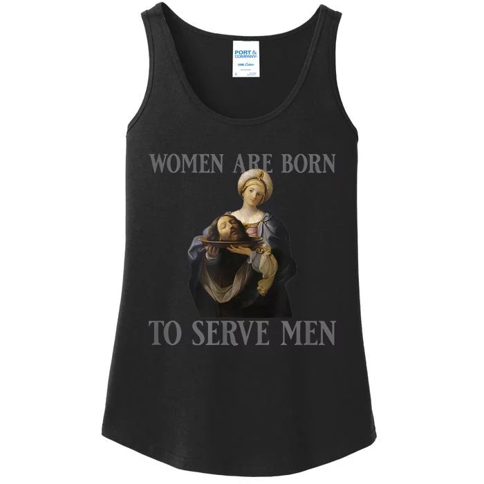 Women Are Born To Serve Man Christian Boss Girl Motivational Ladies Essential Tank