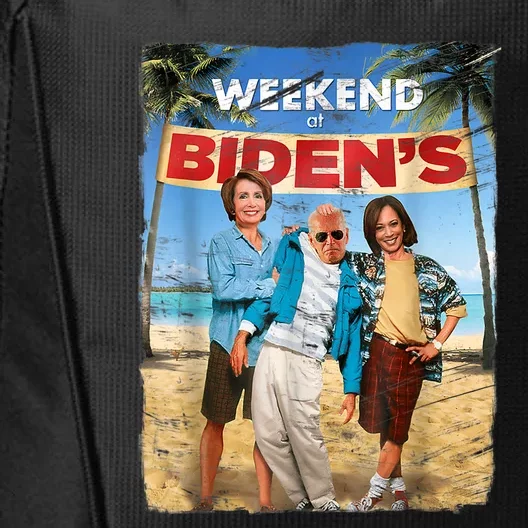 WEEKEND AT BIDEN'S City Backpack