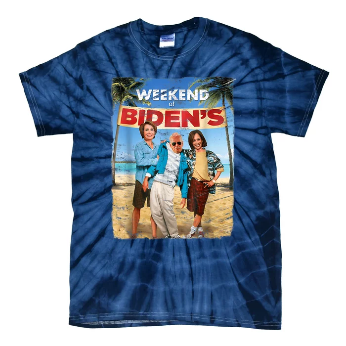 WEEKEND AT BIDEN'S Tie-Dye T-Shirt