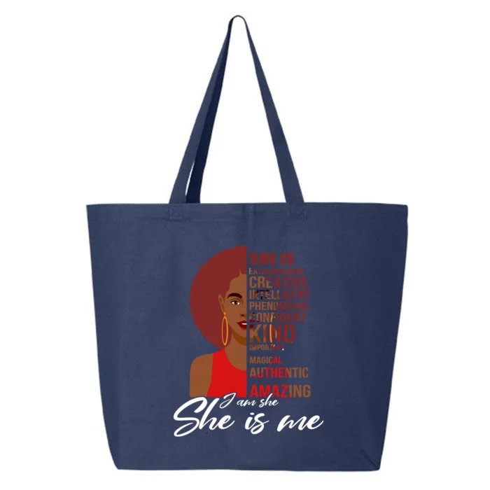 Wo Affirmation Black Magic Amazing Black Queen Gift 25L Jumbo Tote