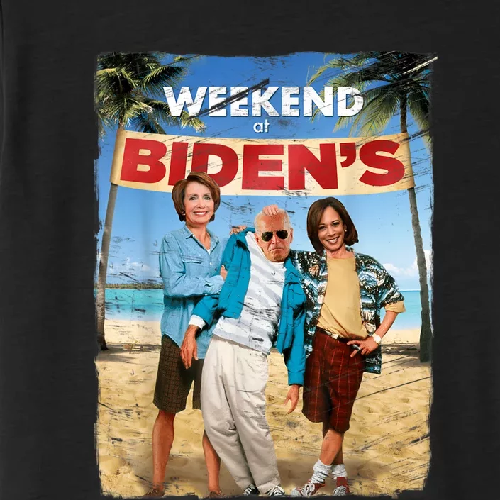 Weekend At Bidens Funny Joe Biden President Democrat ChromaSoft Performance T-Shirt