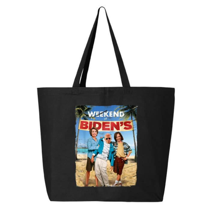 Weekend At Bidens Funny Joe Biden President Democrat 25L Jumbo Tote