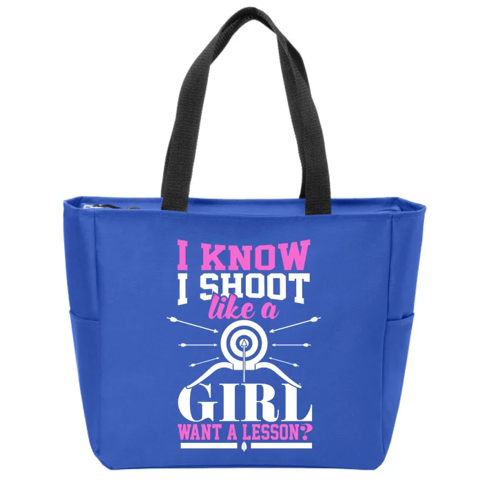 Wo Archery Bow Hunting Mom Teen Gift Zip Tote Bag