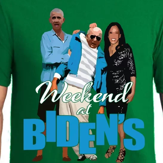 Weekend At Bidens Funny Pajama Set