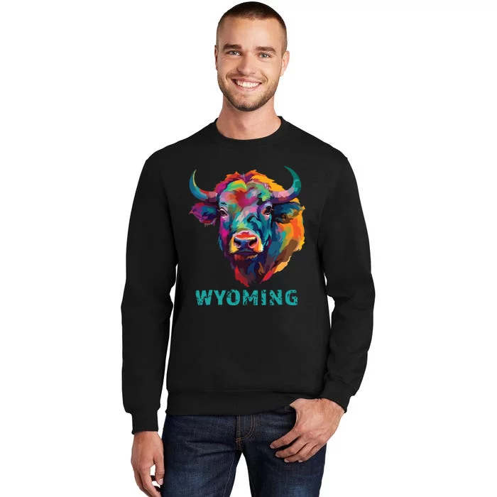 Wyoming American Bison Lover Buffalo For Souvenir Sweatshirt