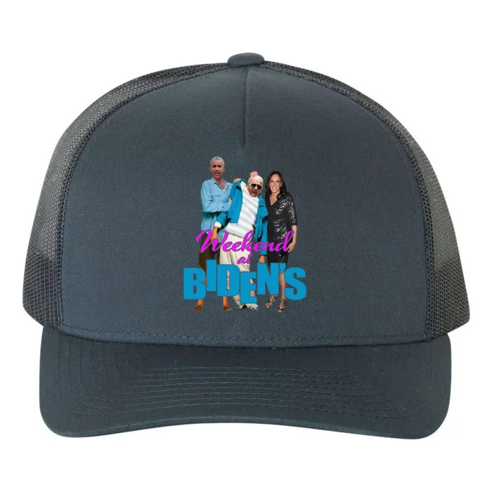 Weekend At BidenS Funny Yupoong Adult 5-Panel Trucker Hat