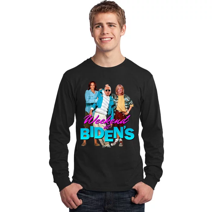 Weekend At Bidens Funny Tall Long Sleeve T-Shirt