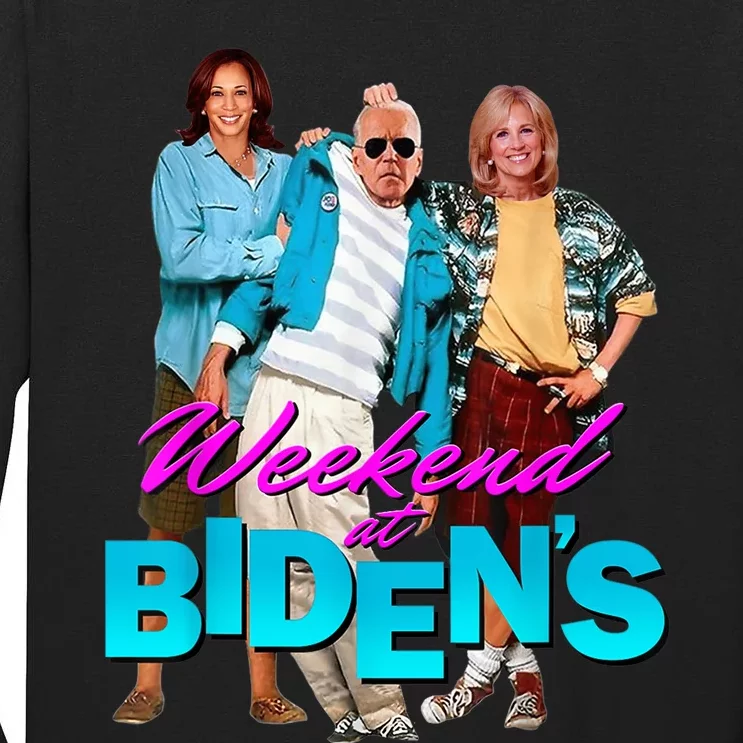 Weekend At Bidens Funny Tall Long Sleeve T-Shirt