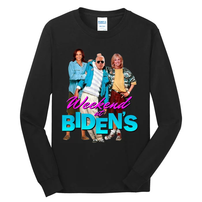 Weekend At Bidens Funny Tall Long Sleeve T-Shirt