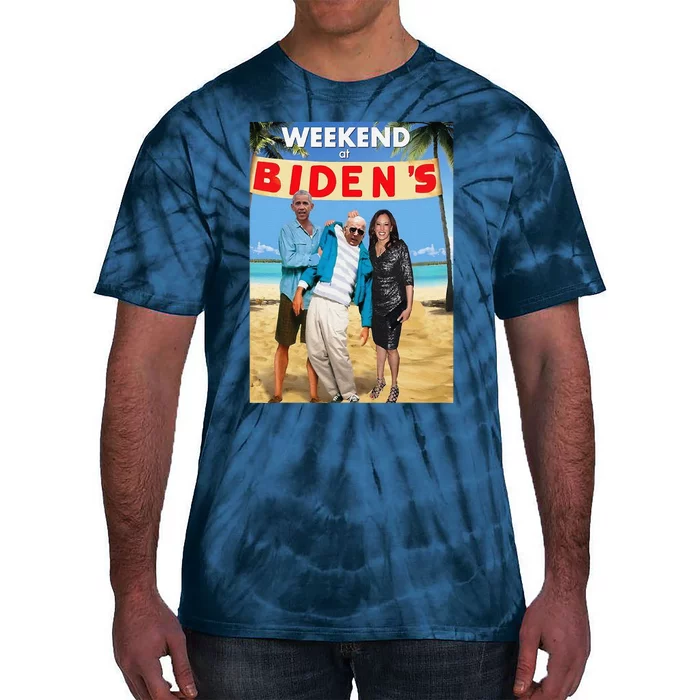 Weekend At BidenS  Weekend At BidenS Tie-Dye T-Shirt