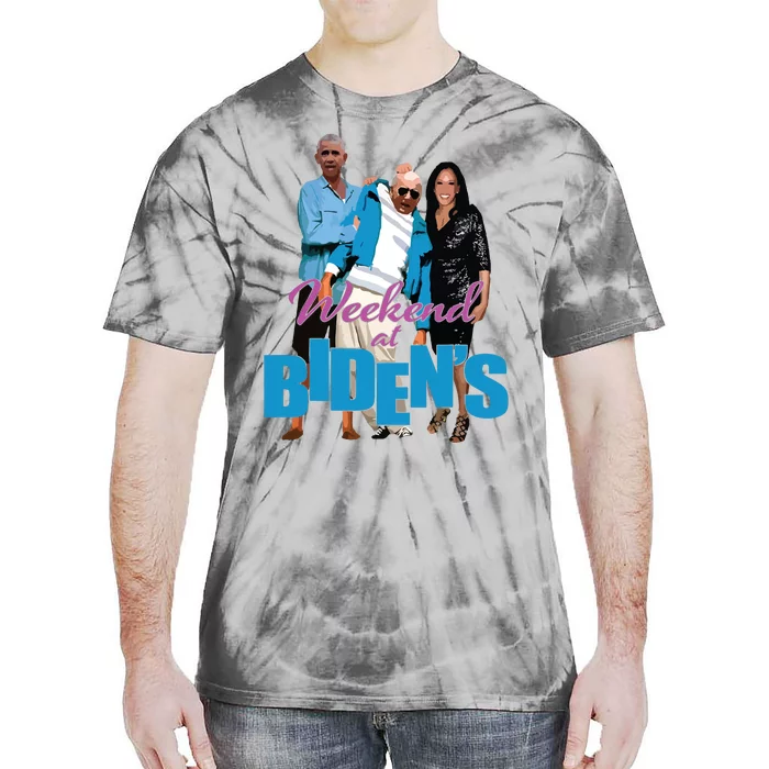 Weekend At Bidens Funny Tie-Dye T-Shirt