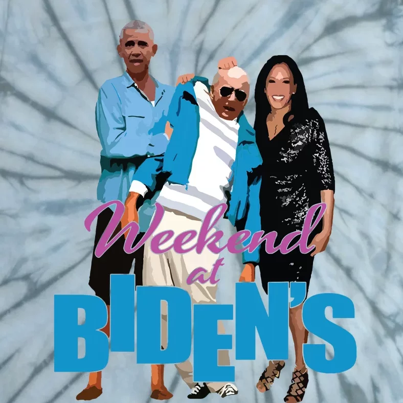 Weekend At Bidens Funny Tie-Dye T-Shirt