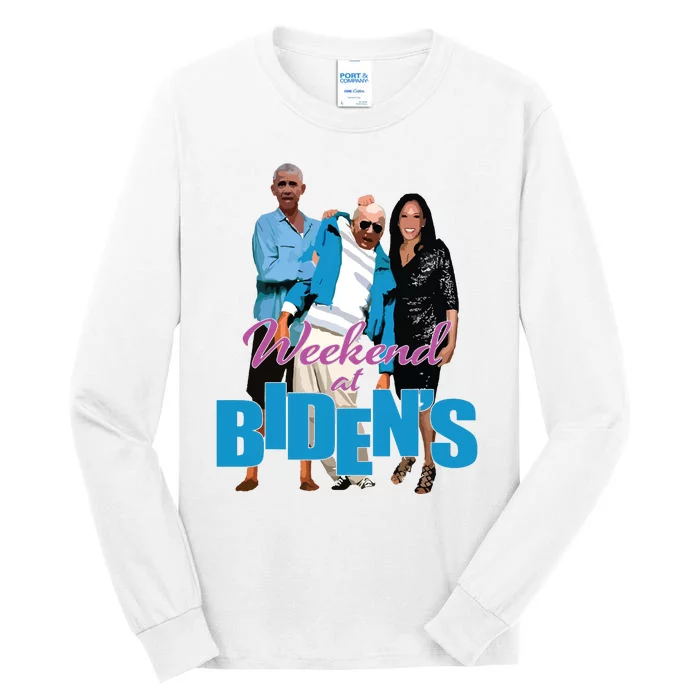 Weekend At Bidens Funny Tall Long Sleeve T-Shirt