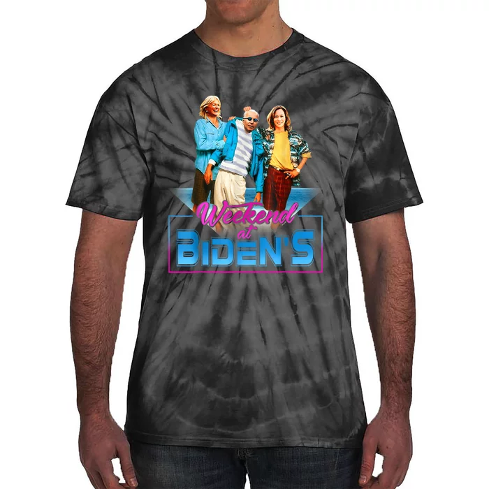 Weekend At BidenS Funny Meme Tie-Dye T-Shirt