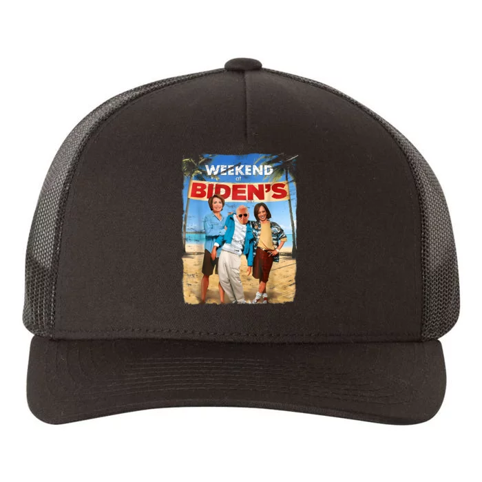 Weekend At Bidens Funny Yupoong Adult 5-Panel Trucker Hat