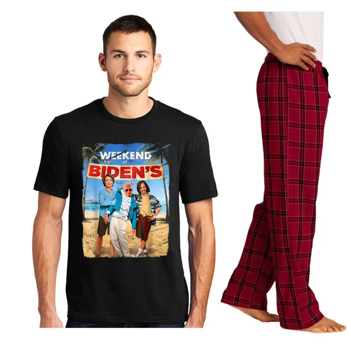 Weekend At Bidens Funny Pajama Set