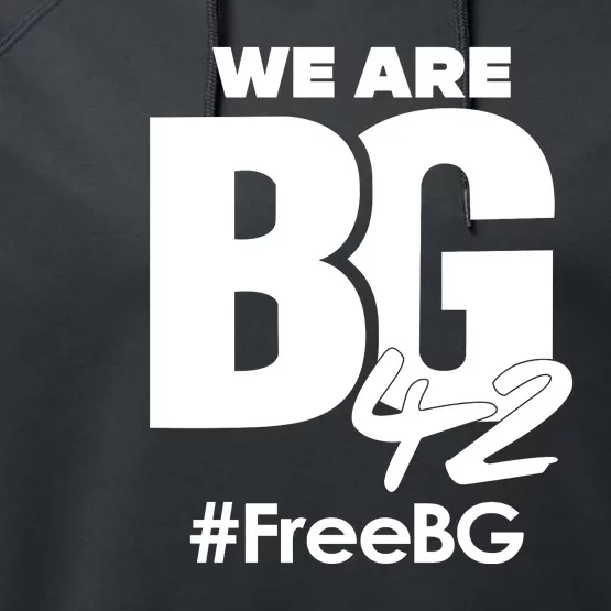 We Are BG 42 Free Brittney Griner Free BG Performance Fleece Hoodie