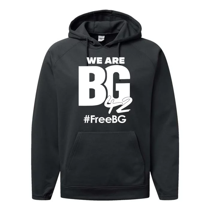 We Are BG 42 Free Brittney Griner Free BG Performance Fleece Hoodie