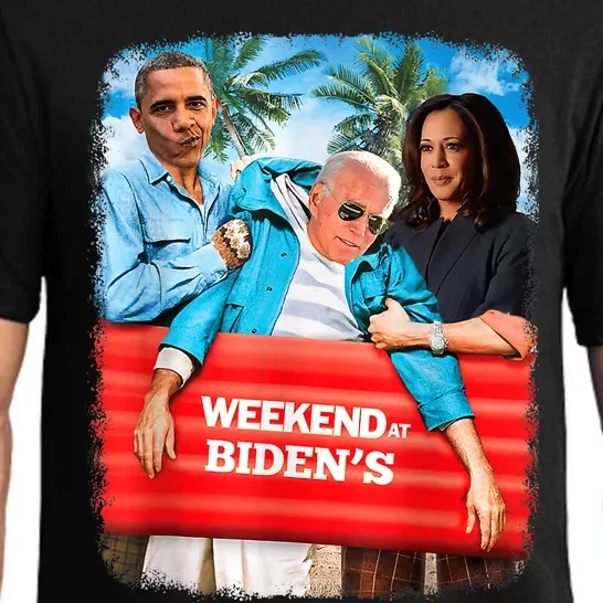 Weekend At Bidens Funny President 2024 Vote Pajama Set