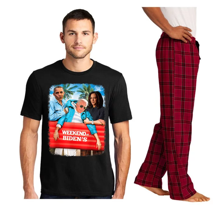 Weekend At Bidens Funny President 2024 Vote Pajama Set