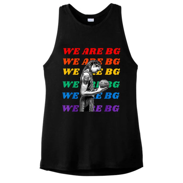 We Are BG 42 Ladies Tri-Blend Wicking Tank