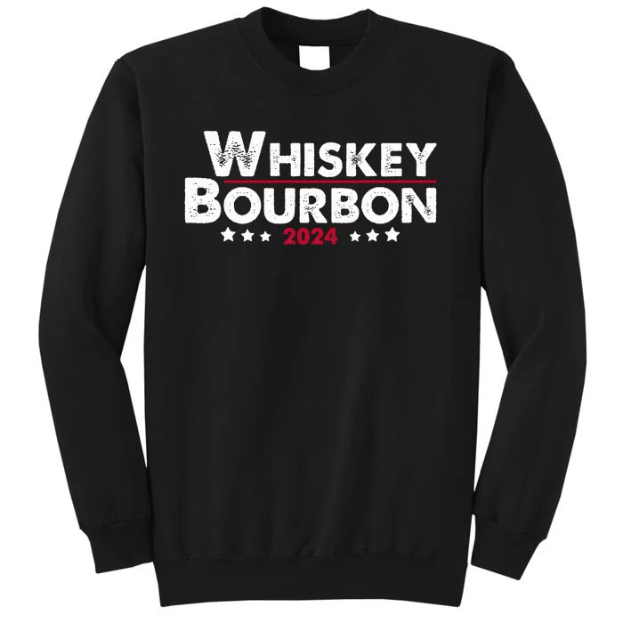 Whiskey And Bourbon 24 Whiskey Lovers Drinker Election 2024 Sweatshirt