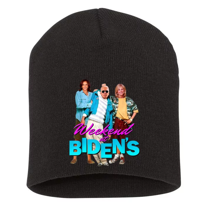 Weekend At Biden's Short Acrylic Beanie