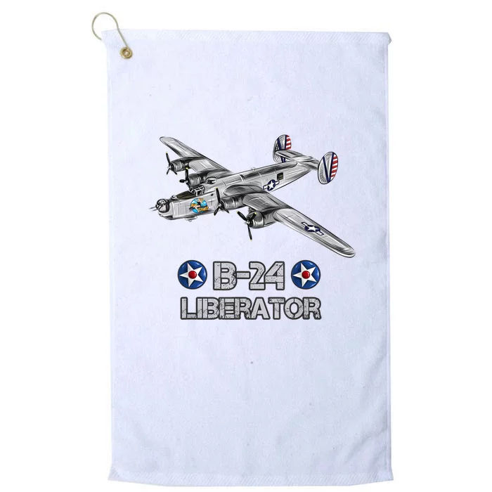 WW2 Aviation B24 Liberator American Heavy Bomber Gift Platinum Collection Golf Towel