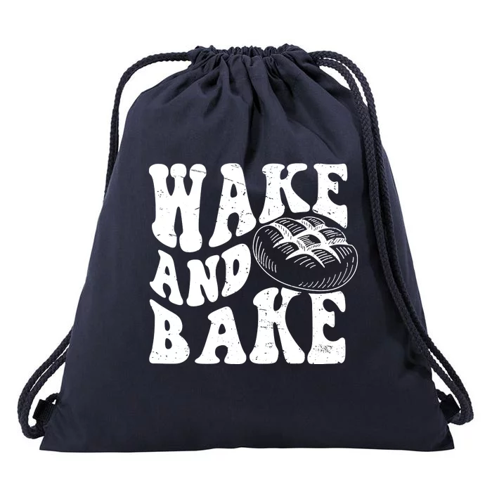 Wake And Bake Drawstring Bag