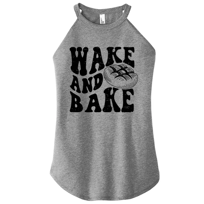 Wake And Bake Women’s Perfect Tri Rocker Tank