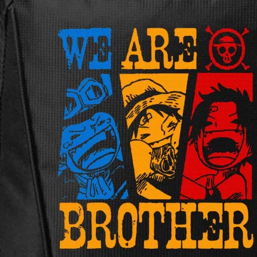 We Are Brother Acesabo Straw Hatted Pirate City Backpack