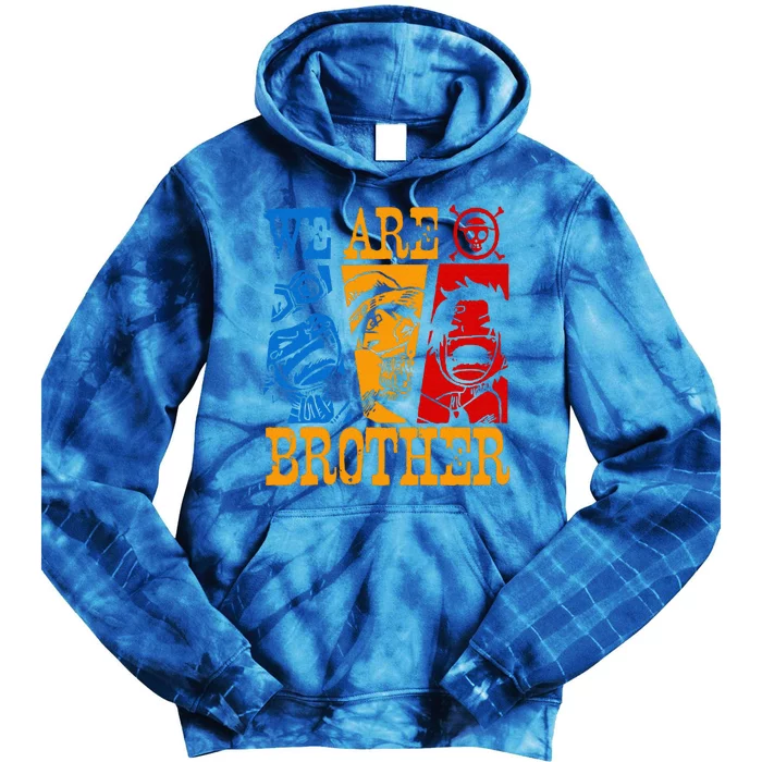 We Are Brother Acesabo Straw Hatted Pirate Tie Dye Hoodie