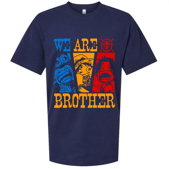 We Are Brother Acesabo Straw Hatted Pirate Sueded Cloud Jersey T-Shirt